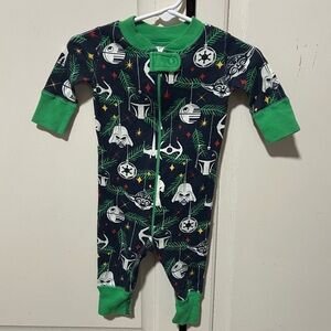 Hanna Andersson Star Wars Christmas Pajamas Sz 0-6M 50cm